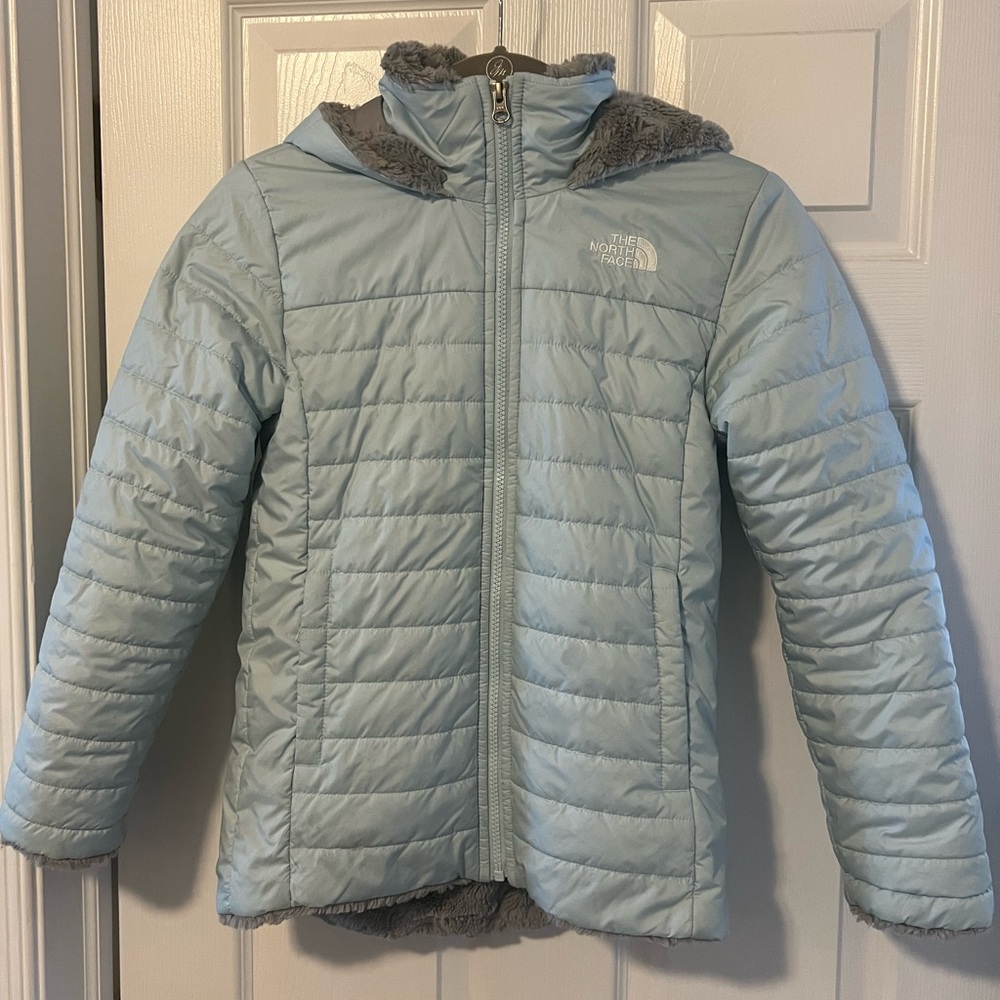 ☃️The North Face Kids Light Blue Jacket Sz M